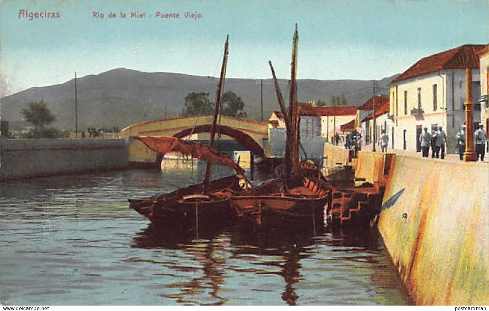 España - ALGECIRAS - Rio De La Miel - Puente Viejo - Ed. V. B. Cumbo (Gibraltar) - Sonstige & Ohne Zuordnung