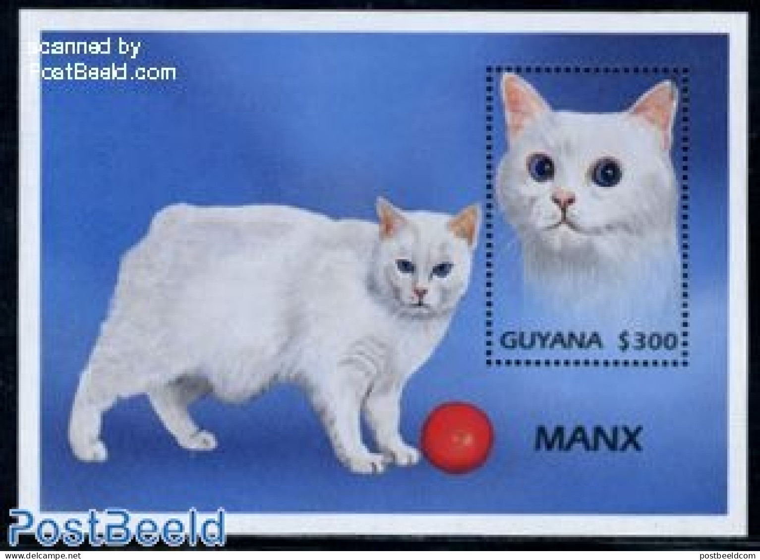Guyana 1997 Cats S/s, Mint NH, Nature - Cats - Guyane (1966-...)