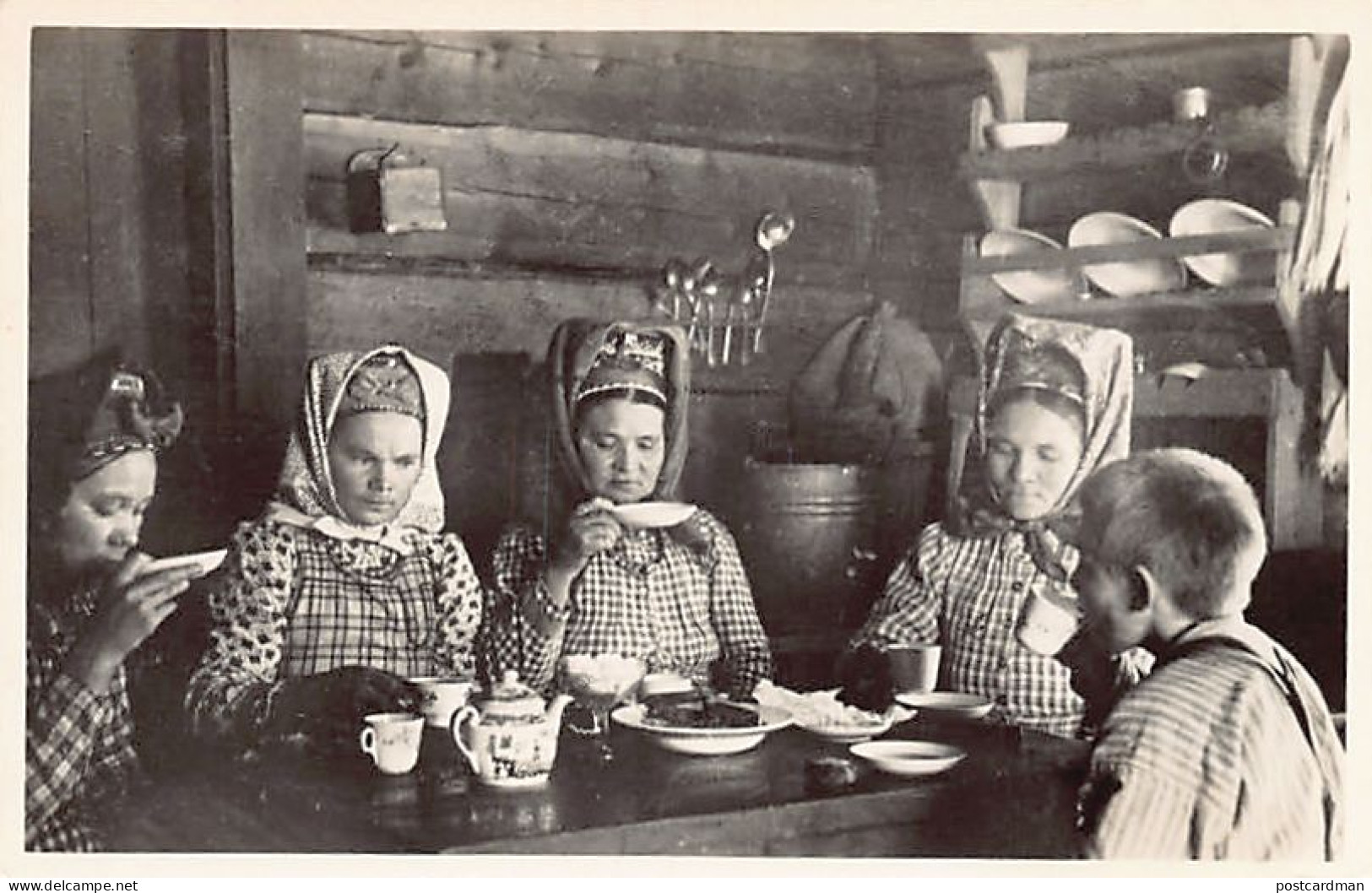 Finland - Kolttaeukot Tsajustelemassa - Skolt-women At Tea - Publ. Rovaniemen Ki - Finlandia