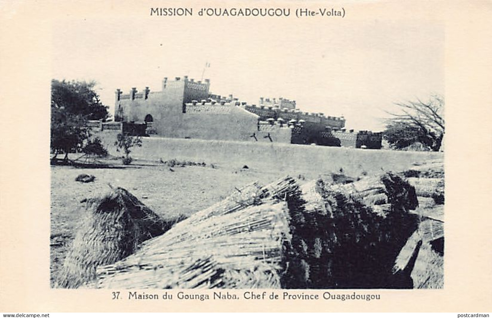 Burkina Faso - OUAGADOUGOU - Maison Du Gounga Naba, Chef De Province - Ed. Mission D'Ouagadougou 37 - Burkina Faso