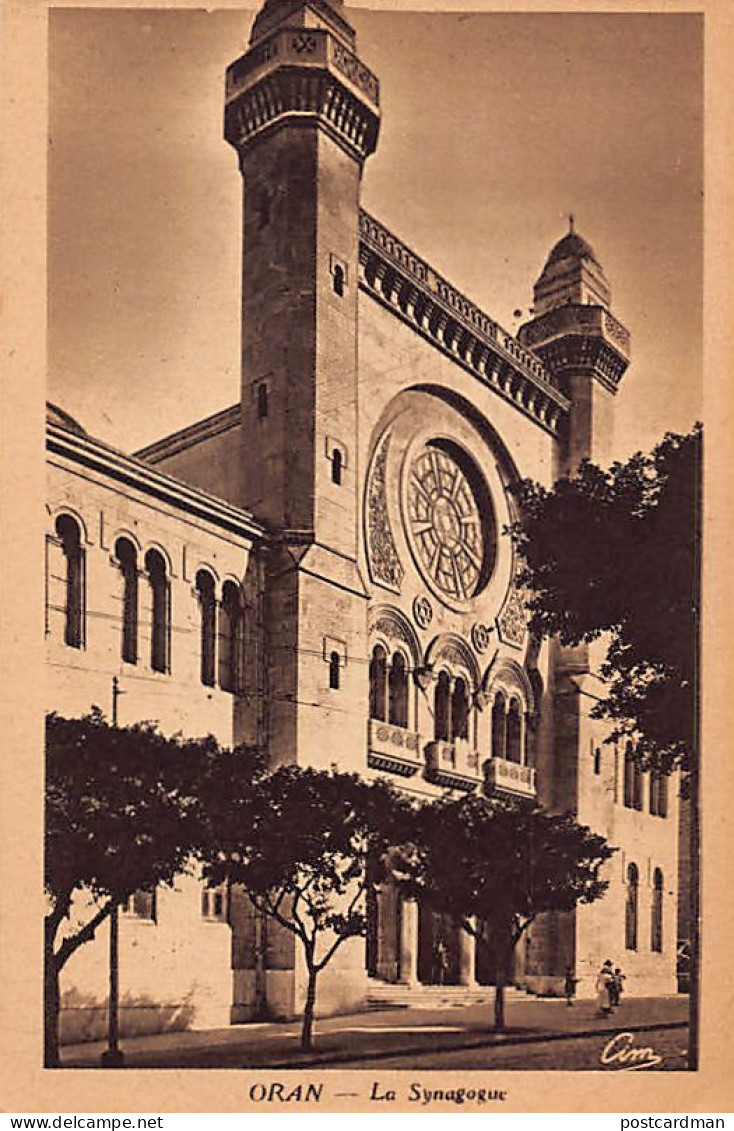 JUDAICA - Algérie - ORAN - La Synagogue - Ed. CIM  - Judaisme