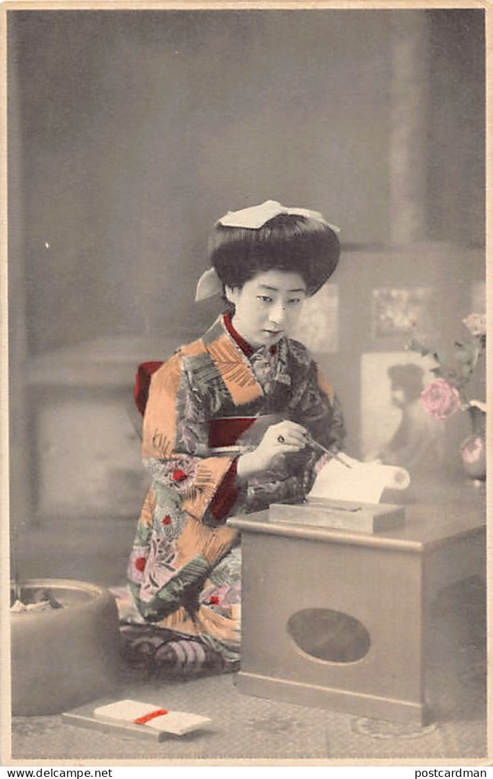 Japan - Geisha Writing - Autres & Non Classés