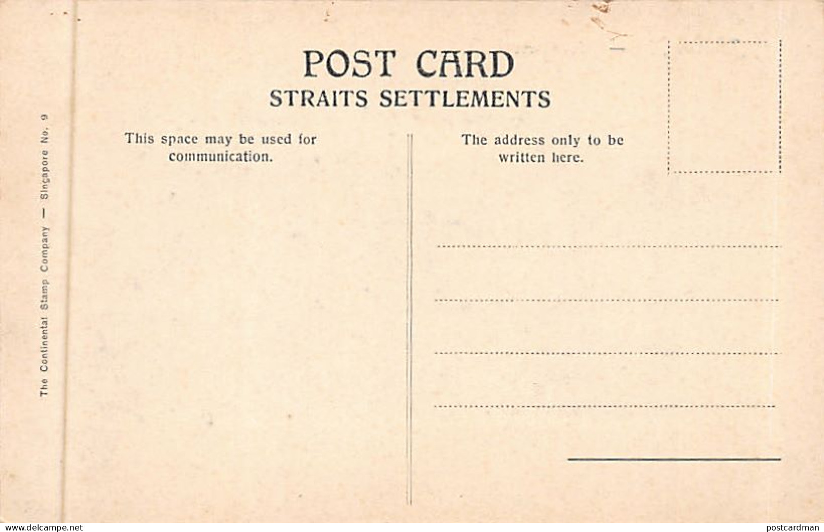 Singapore - Johnson Pier - Publ. The Continental Stamp Co. 9 - Singapour