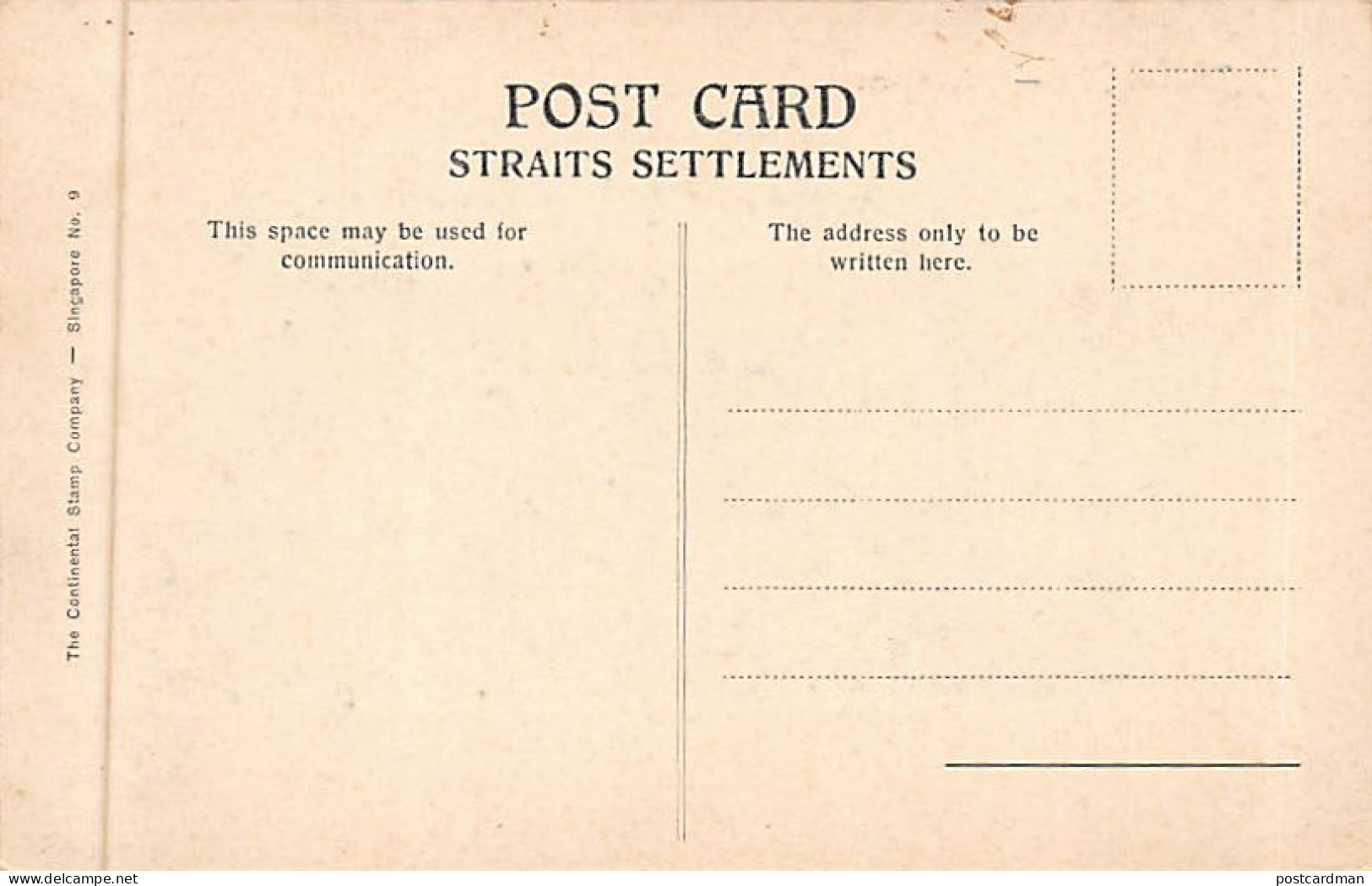 Singapore - Johnson Pier - Publ. The Continental Stamp Co. 9 - Singapore