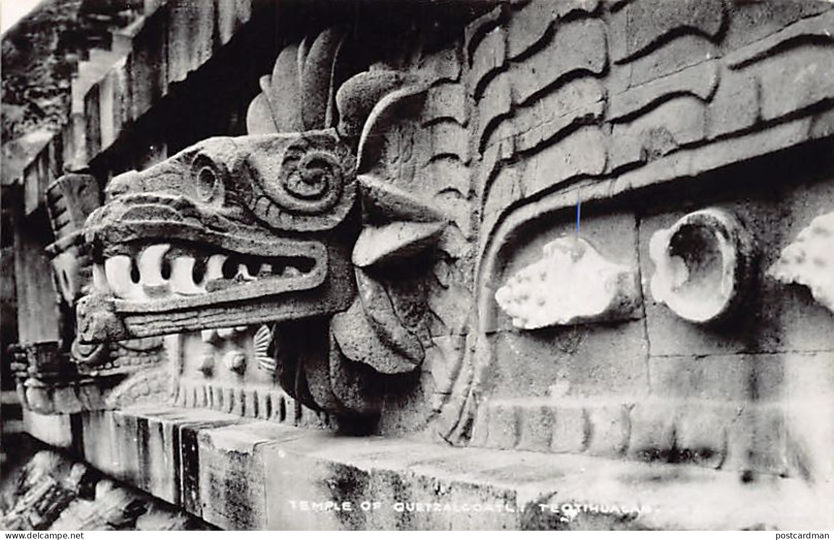 Mexico - TEOTIHUACAN - Temple Of Quetzalcoatl - Real Photo - Ed. Desconocido  - Mexico