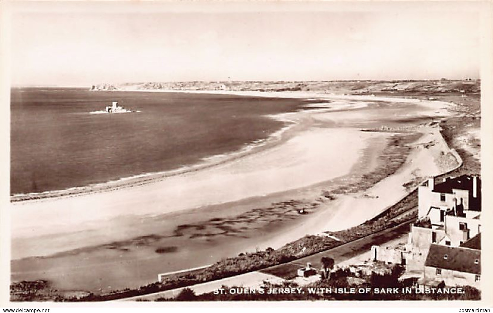 Jersey - St. Ouen's With Isle Of Sark In Distance - Publ. M And L  - Andere & Zonder Classificatie