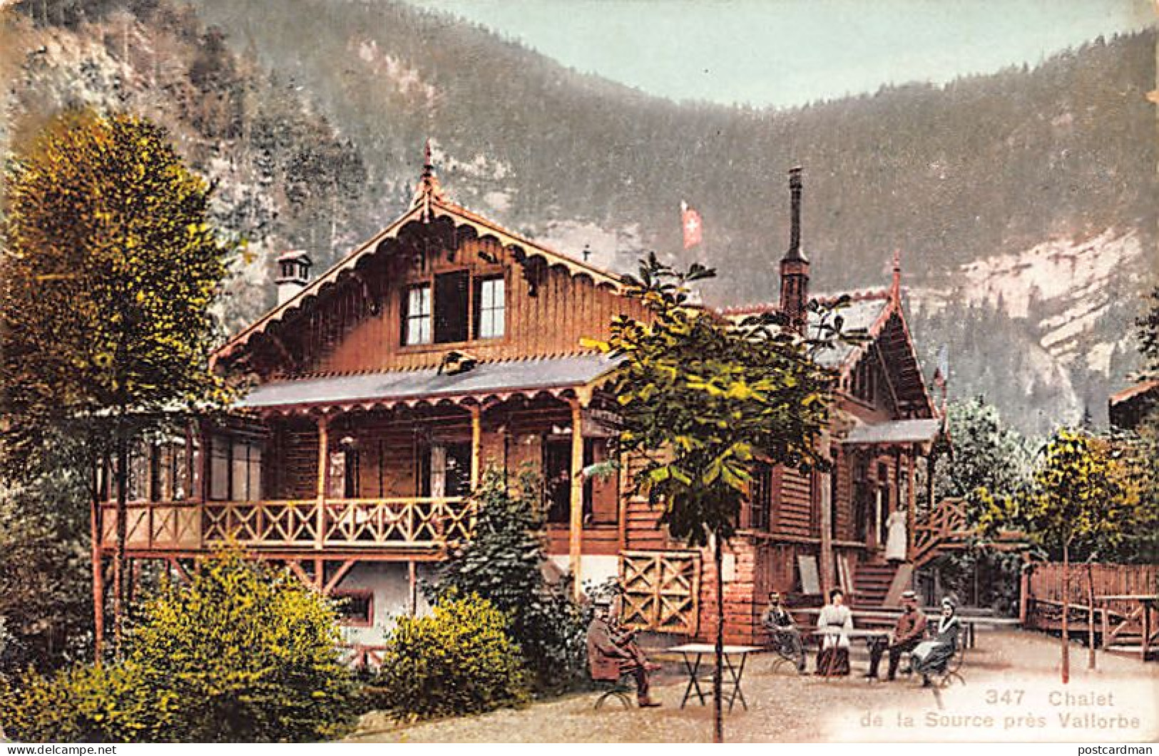 VALLORBE (VD) Chalet De La Source - Ed. C.P.N. 347 - Vallorbe