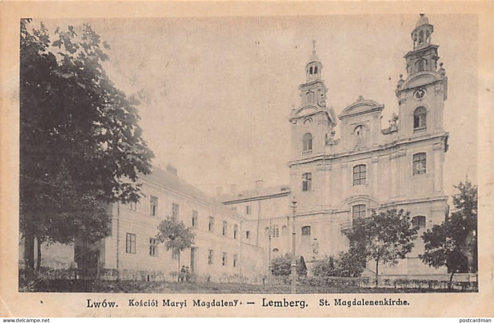 Ukraine - LVIV Lvov - Church Of Mary Magdalene - Publ. Leon Propst 1918  - Ukraine