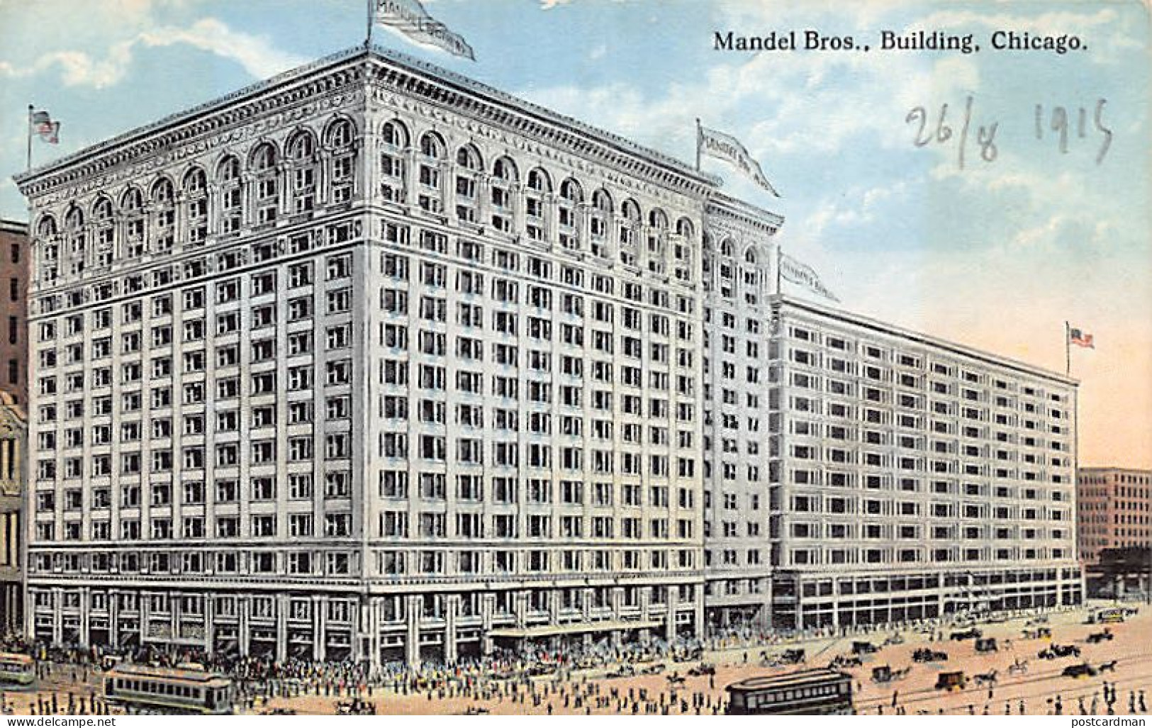 JUDAICA - United States - CHICAGO (IL) - Mandel Bros. Building - Publ. Max Rigot 212 - Jewish