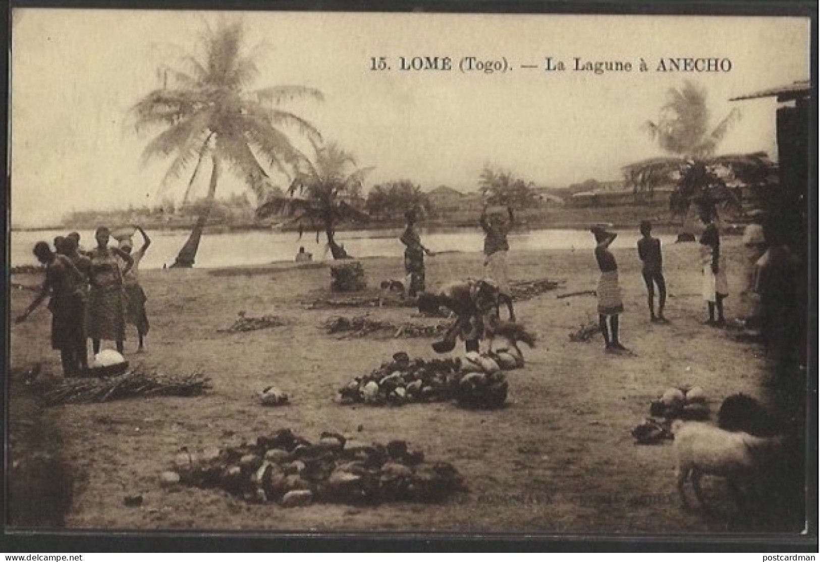 TOGO - Lomé - La Lagune à Anecho. Published By Comptoirs Coloniaux - 15 - Togo