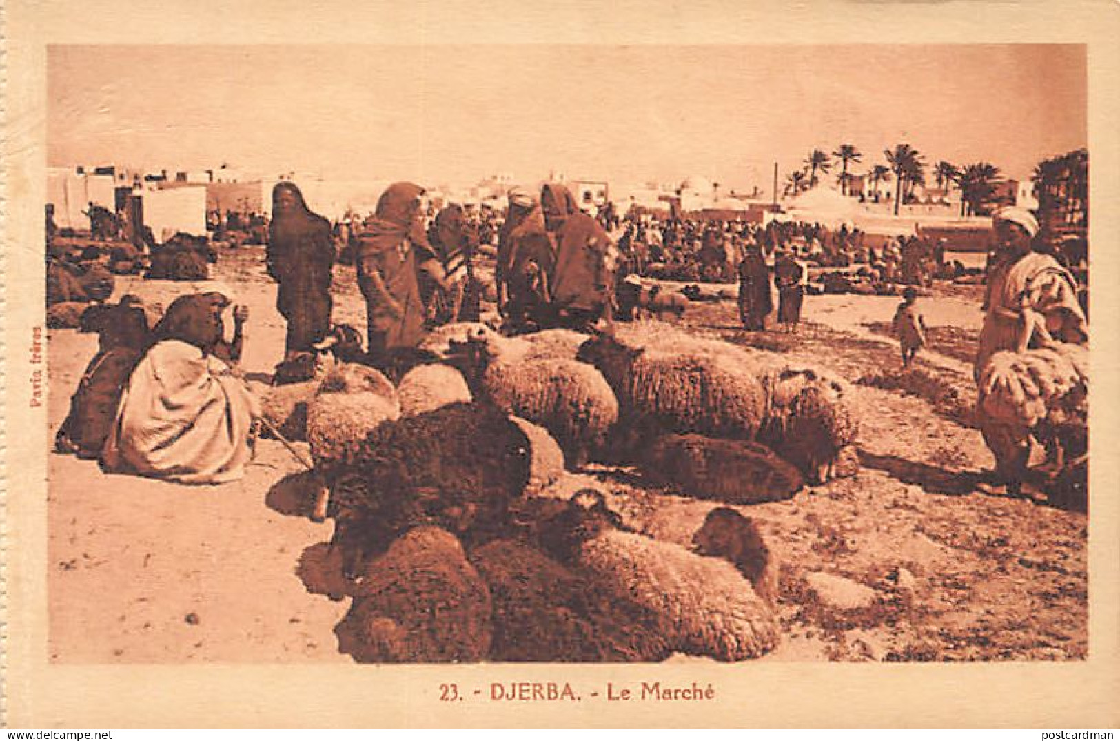 Tunisie - DJERBA - Le Marché - Ed. Pavia Frères - Soler 23 - Tunisia