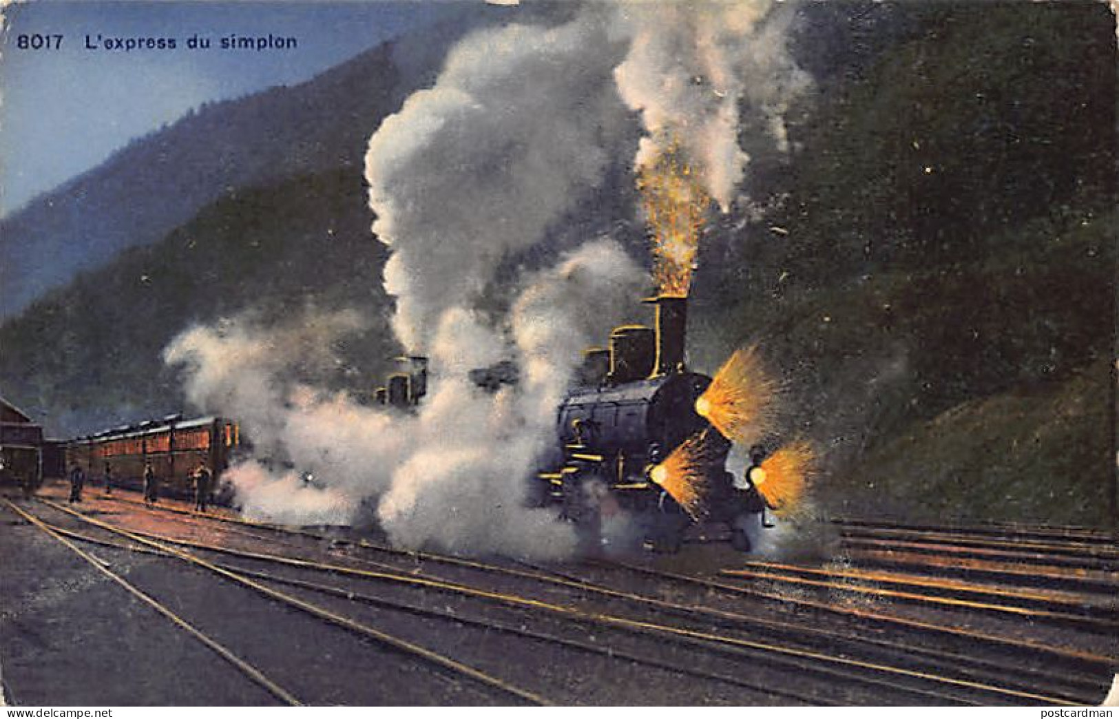 Suisse - L'Express Du Simplon (VS) - Ed. C.P.N. 8017 - Simplon
