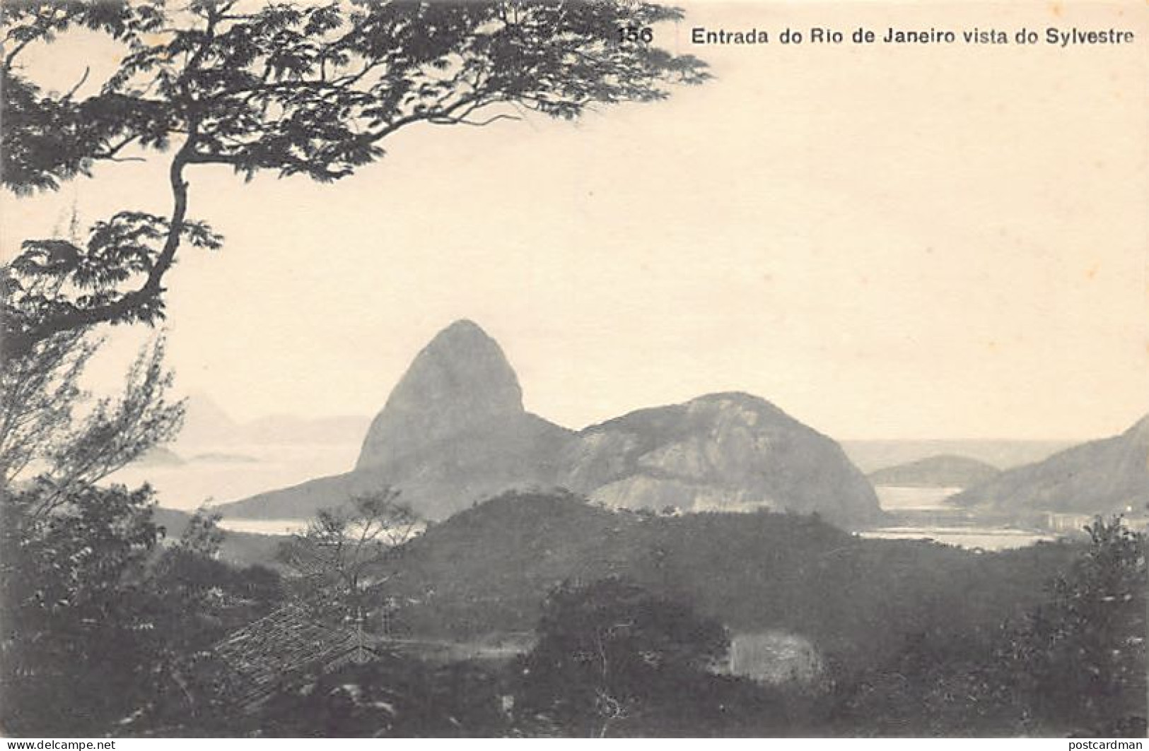 Brasil - RIO DE JANEIRO - Entrada Vista Do Sylvestre - Ed. A. Ribeiro 156 - Other & Unclassified