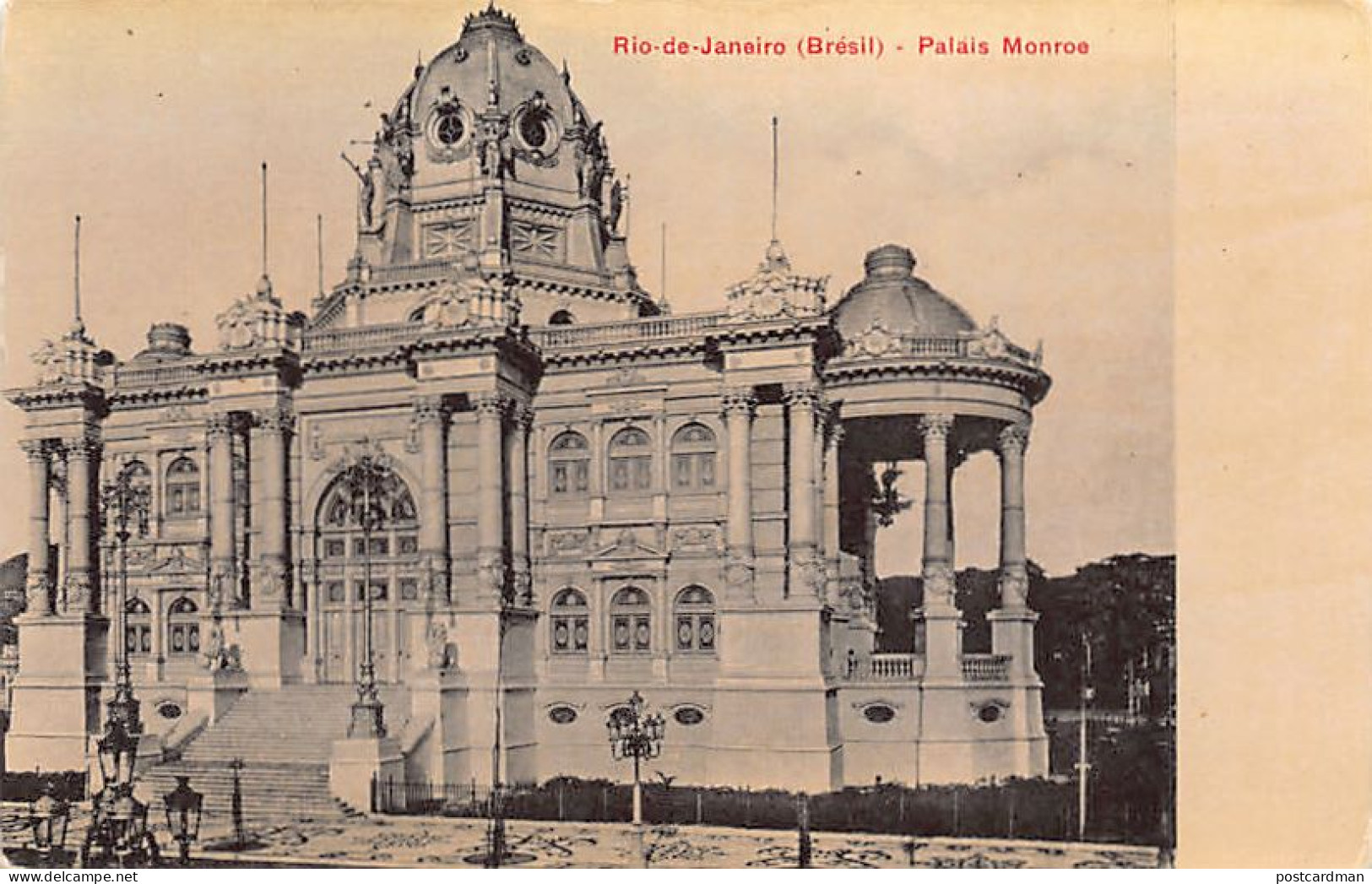 Brasil - RIO DE JANEIRO - Palacio Monroe - Ed. A. Breger Freres - Rio De Janeiro