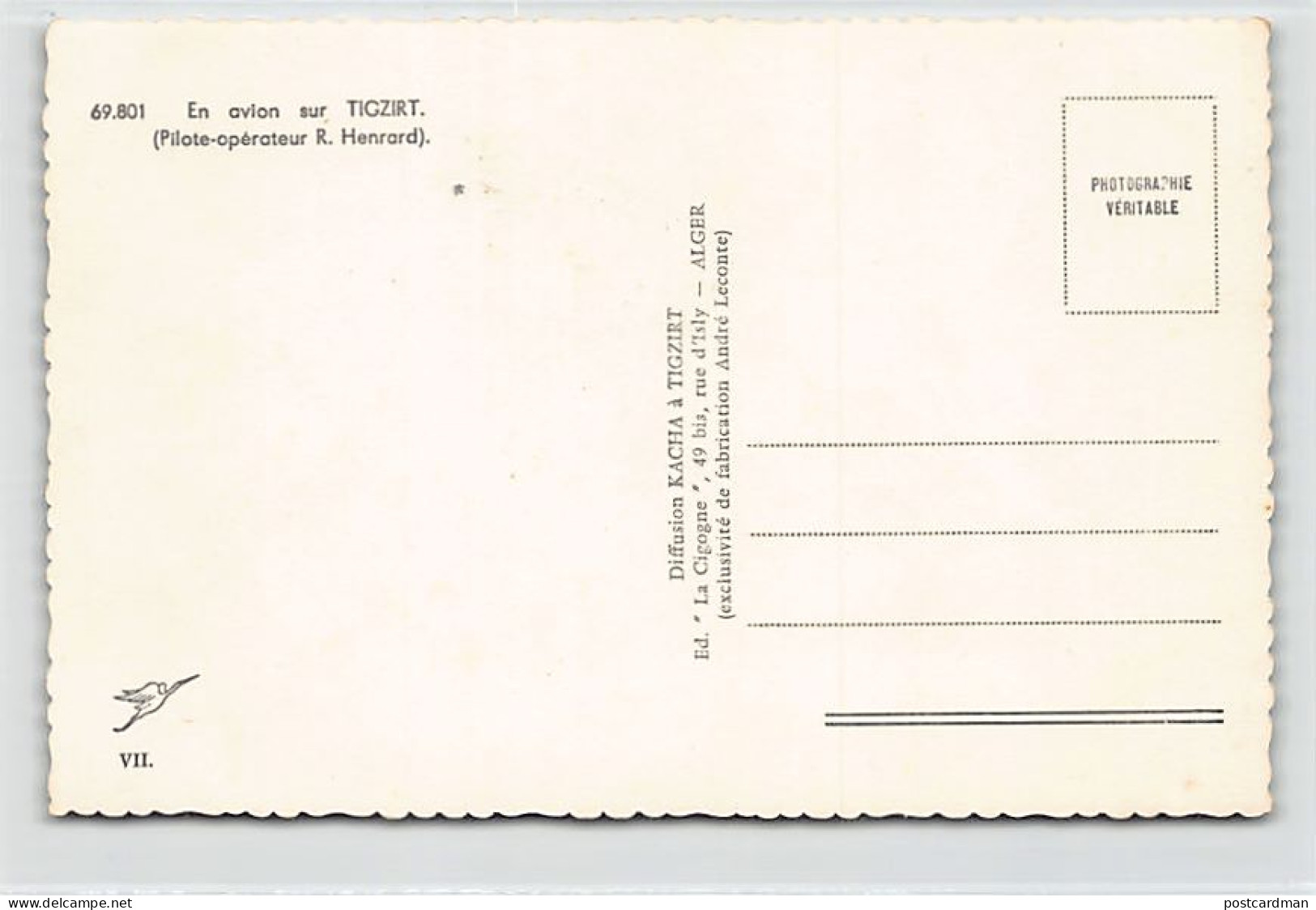 Algérie - TIGZIRT - Vue Aérienne - Ed. Kacha 69801 - Autres & Non Classés