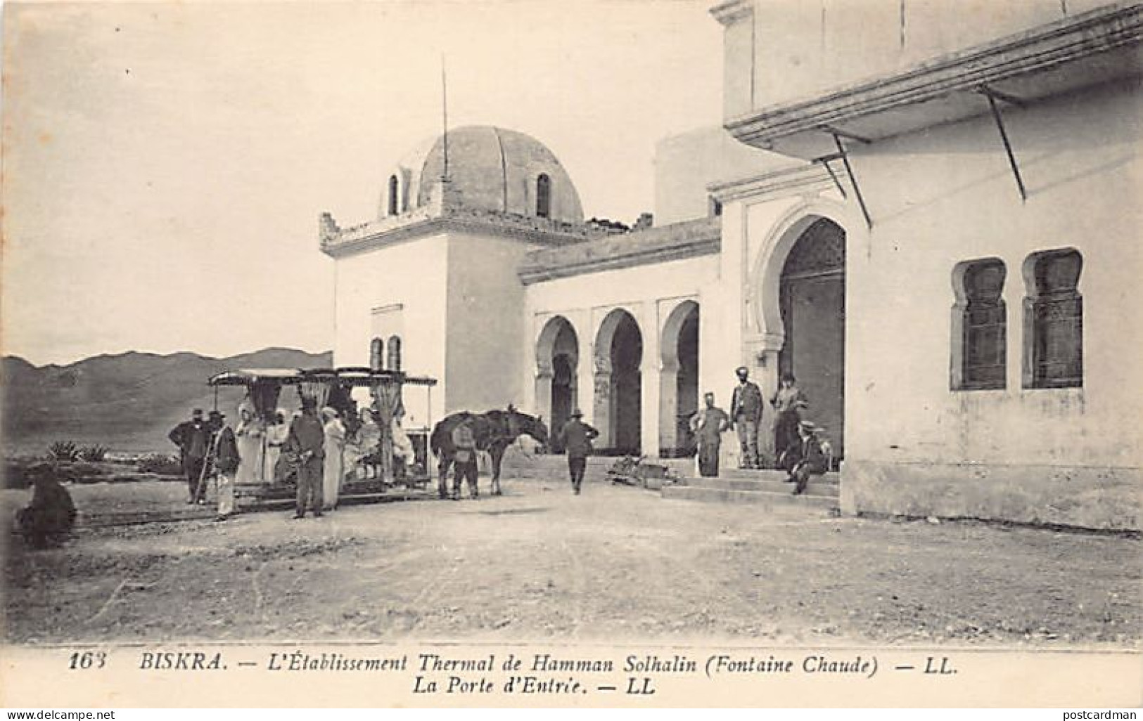 Algérie - BISKRA - Tramway De L'Ets. Thermal De Hamman Solhalin - Ed. L.L. 163 - Biskra