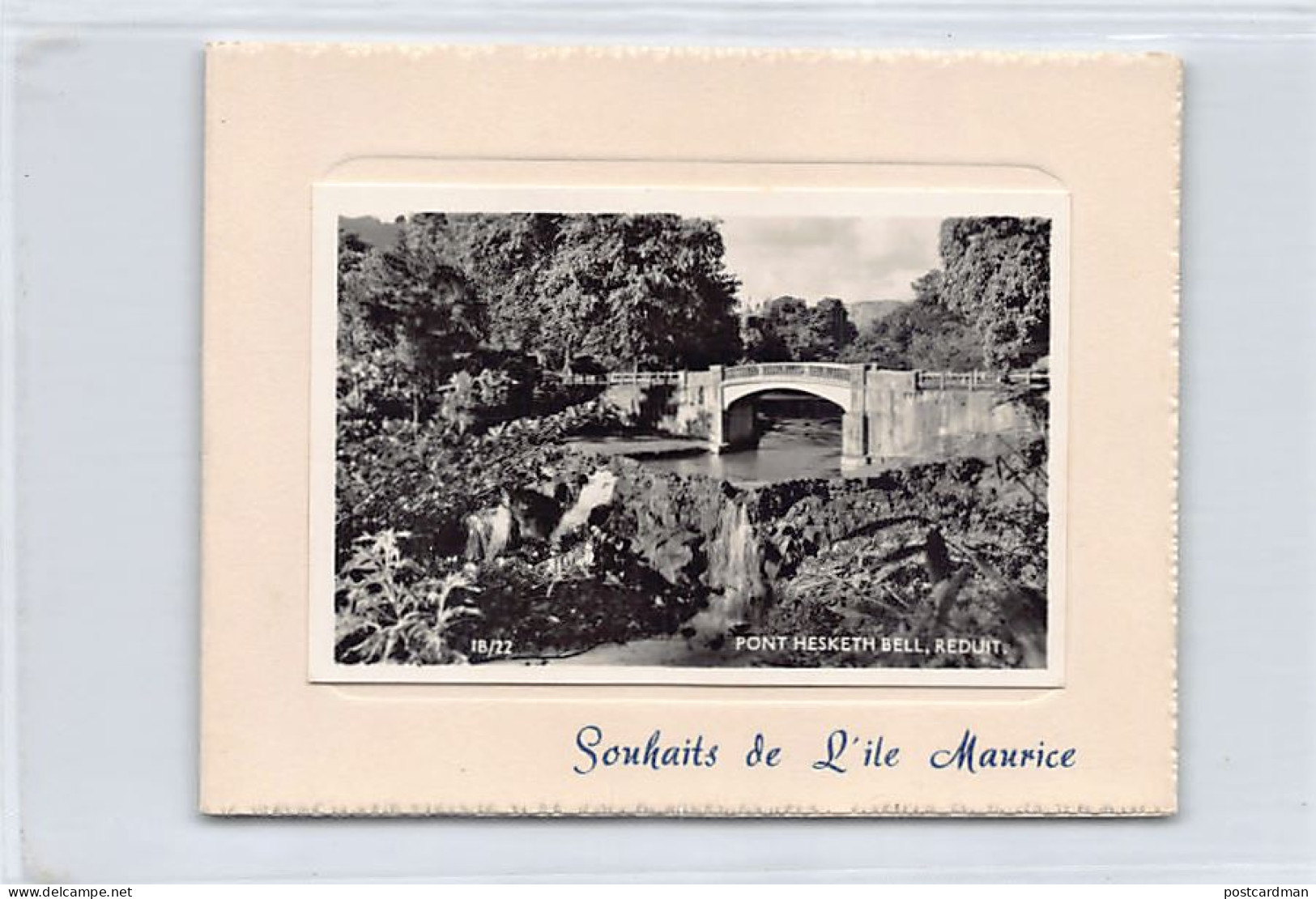 Mauritius - Pont Hesketh, Réduit - Xmas And New Year Card - Publ. Unknown  - Mauritius