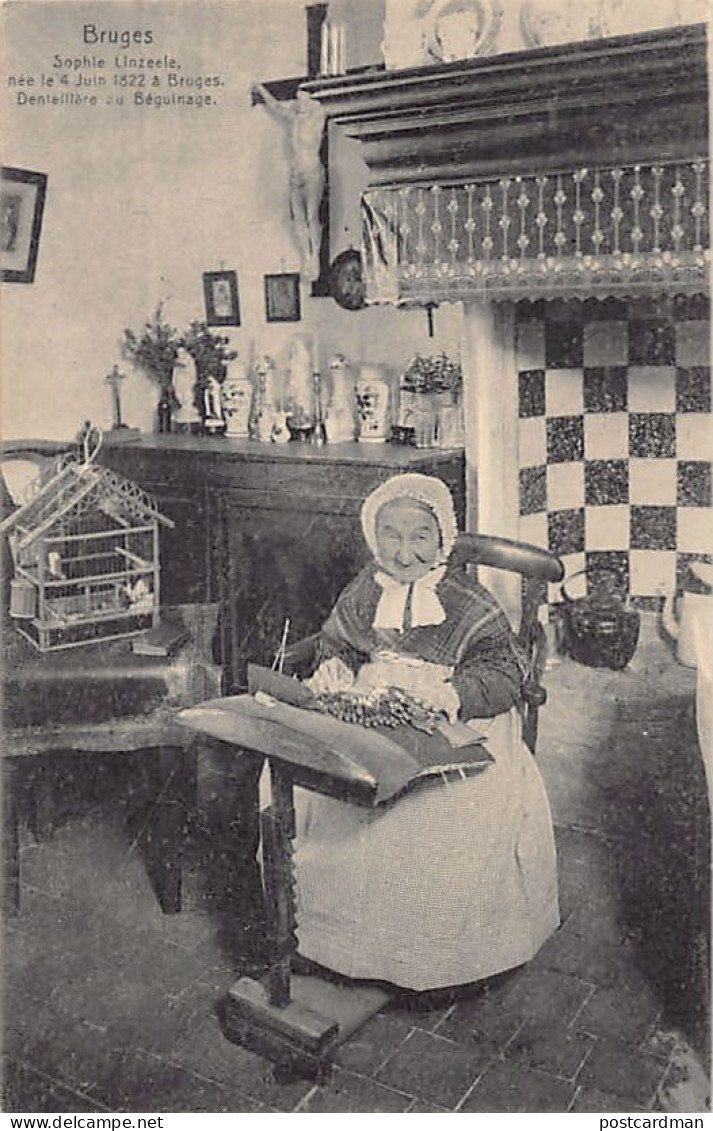 BRUGGE (W. Vl.) Sophie Linzeele, Geboren Op 4 Juni 1822, Kantwerkster In Het Begijnhof - Brugge