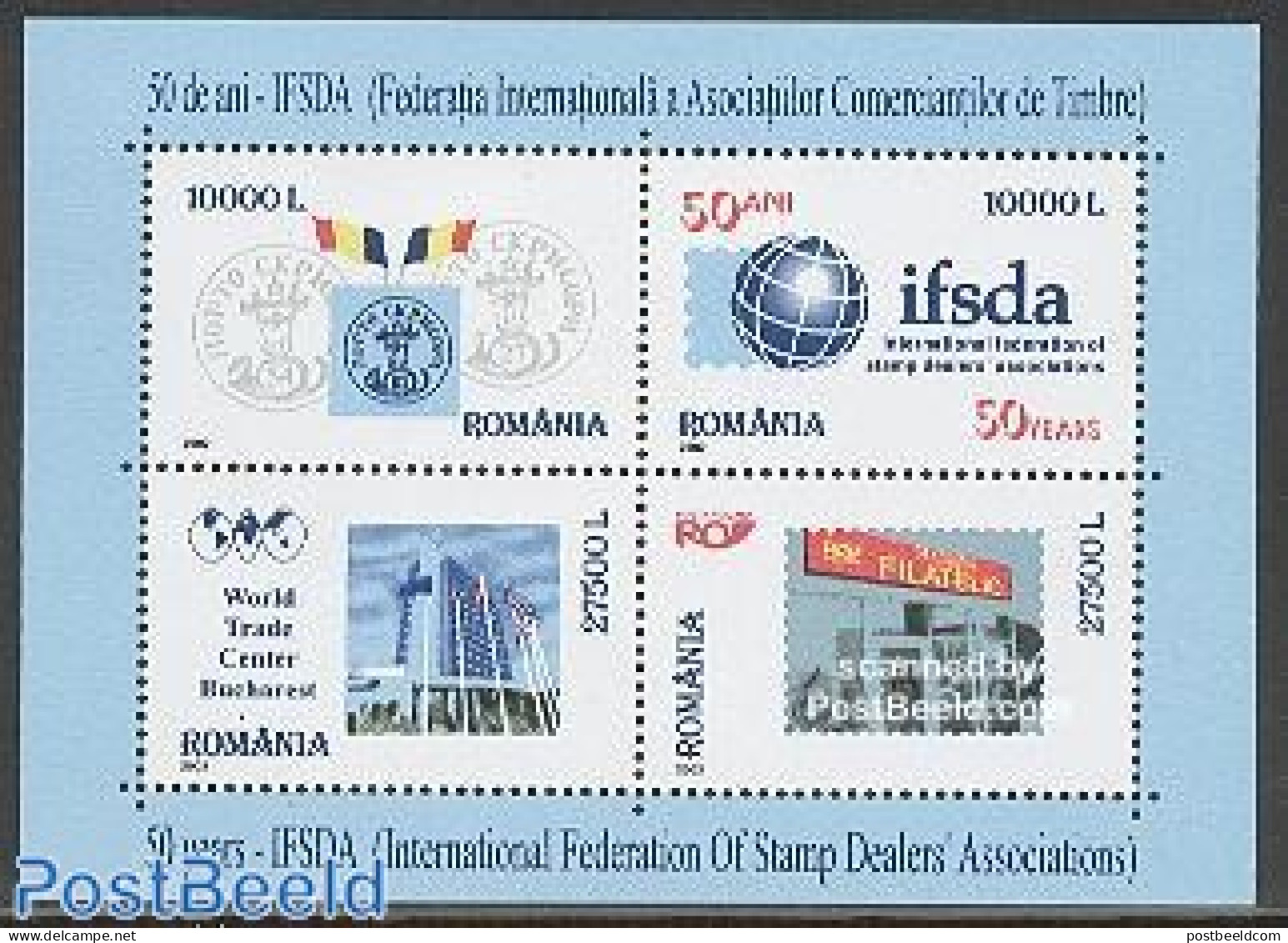 Romania 2002 IFSDA S/s, Mint NH, Philately - Neufs