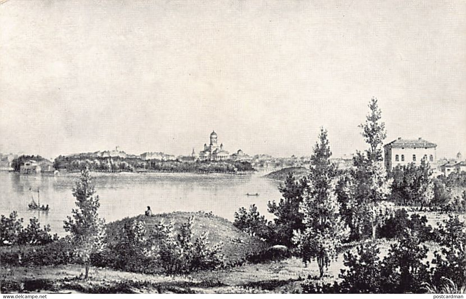 Finland - Helsinki Töölöstä Nähtynä Ja Hakasalmen Huvil - F. Liewendal Lit. 1859 - Finlande