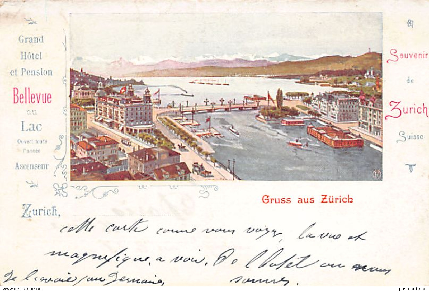 Schweiz - ZÜRICH - Grand Hôtel & Pension Bellevue - Zürich