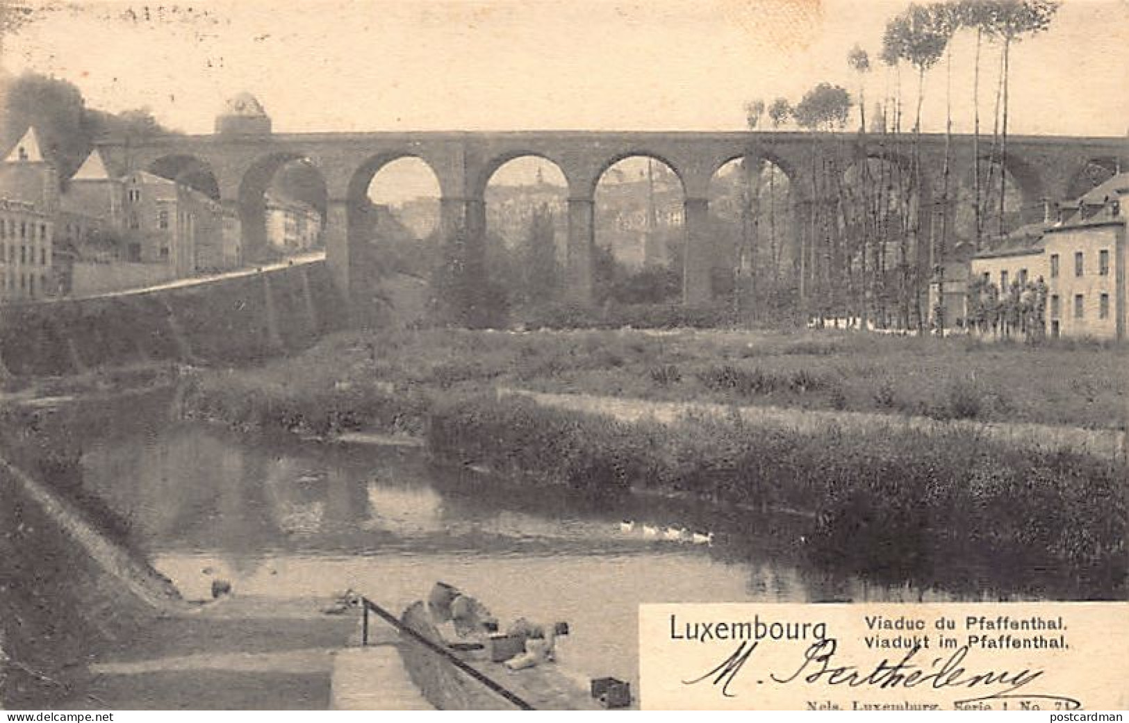 LUXEMBOURG - VILLE - Viaduc Du Pfaffenthal - Ed. Nels Série 1 N. 71 - Luxembourg - Ville