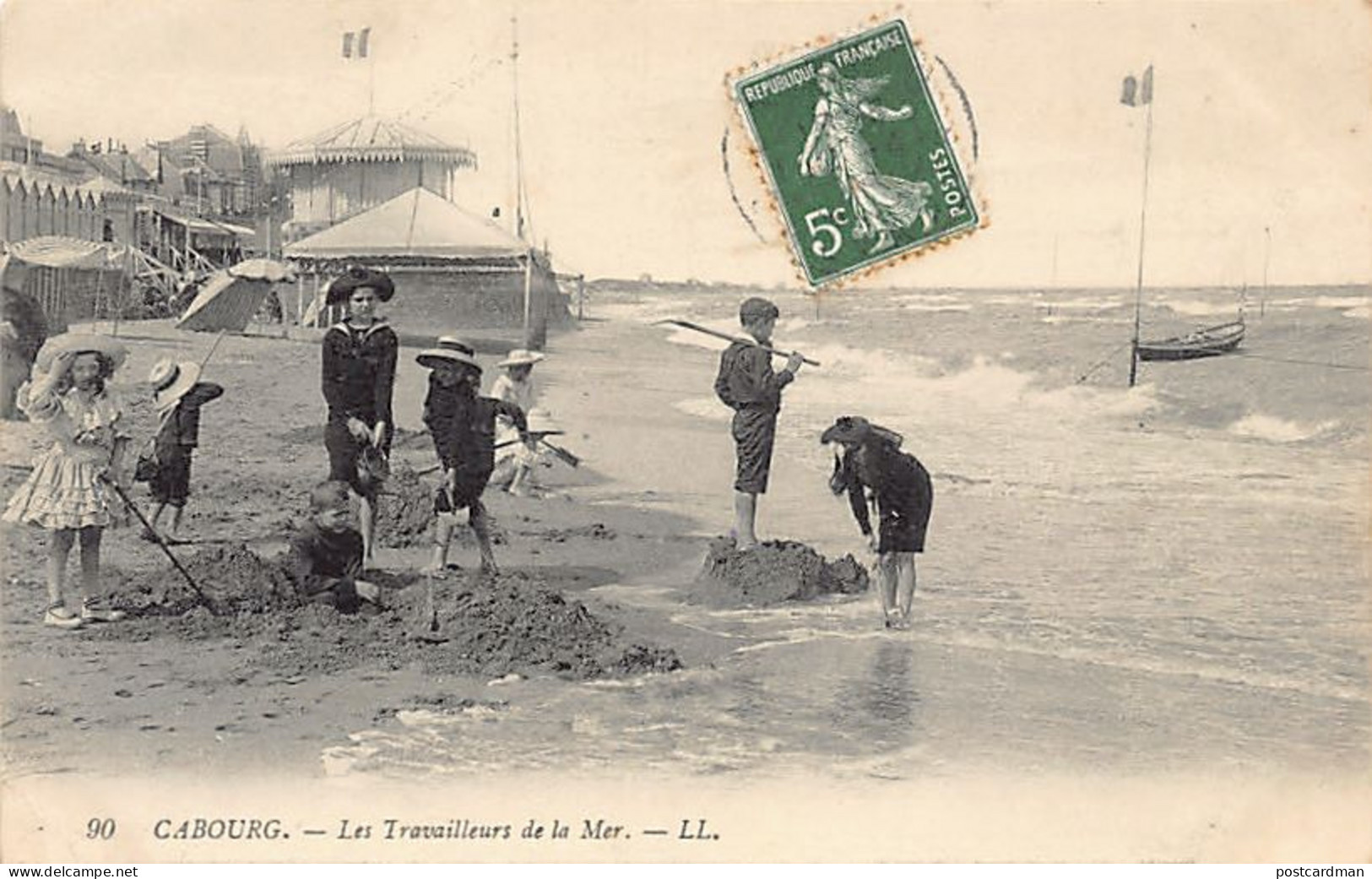 CABOURG (14) Les Travailleurs De La Mer - Ed. LL 90 - Cabourg