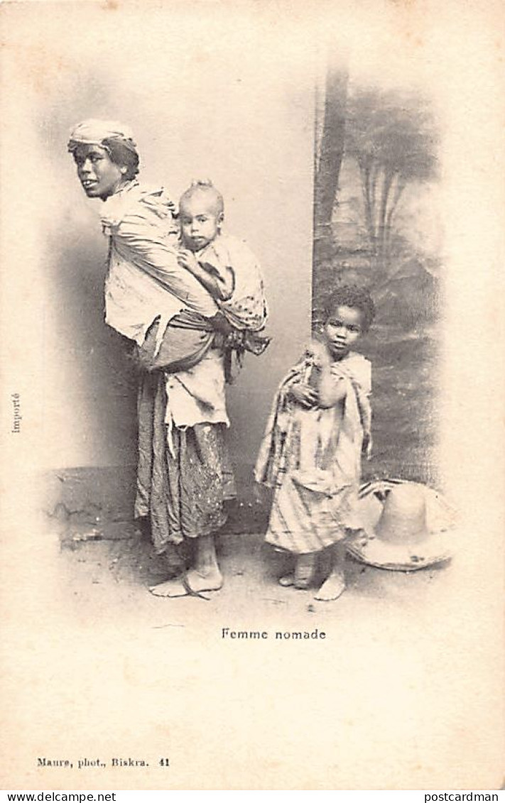 Algérie - Femme Nomade Avec Ses Enfants - Ed. Maure 41 - Vrouwen