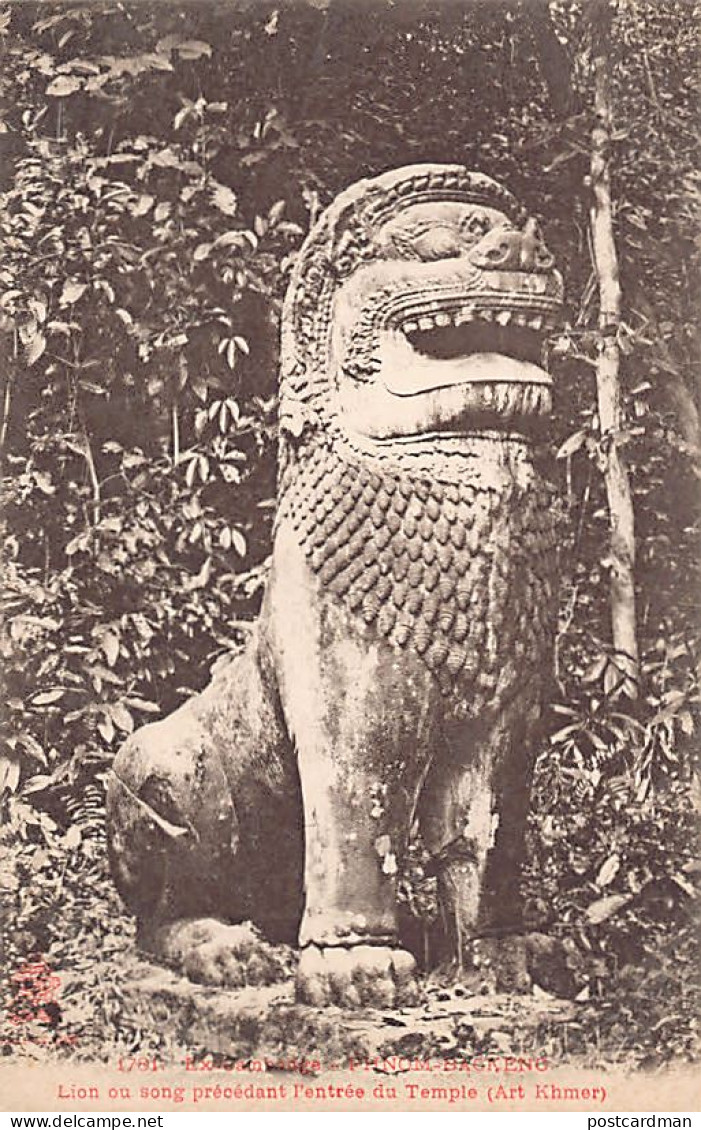 Cambodge - PHNOM BACKENG - Lion - Ed. P. Dieulefils 1781 - Kambodscha