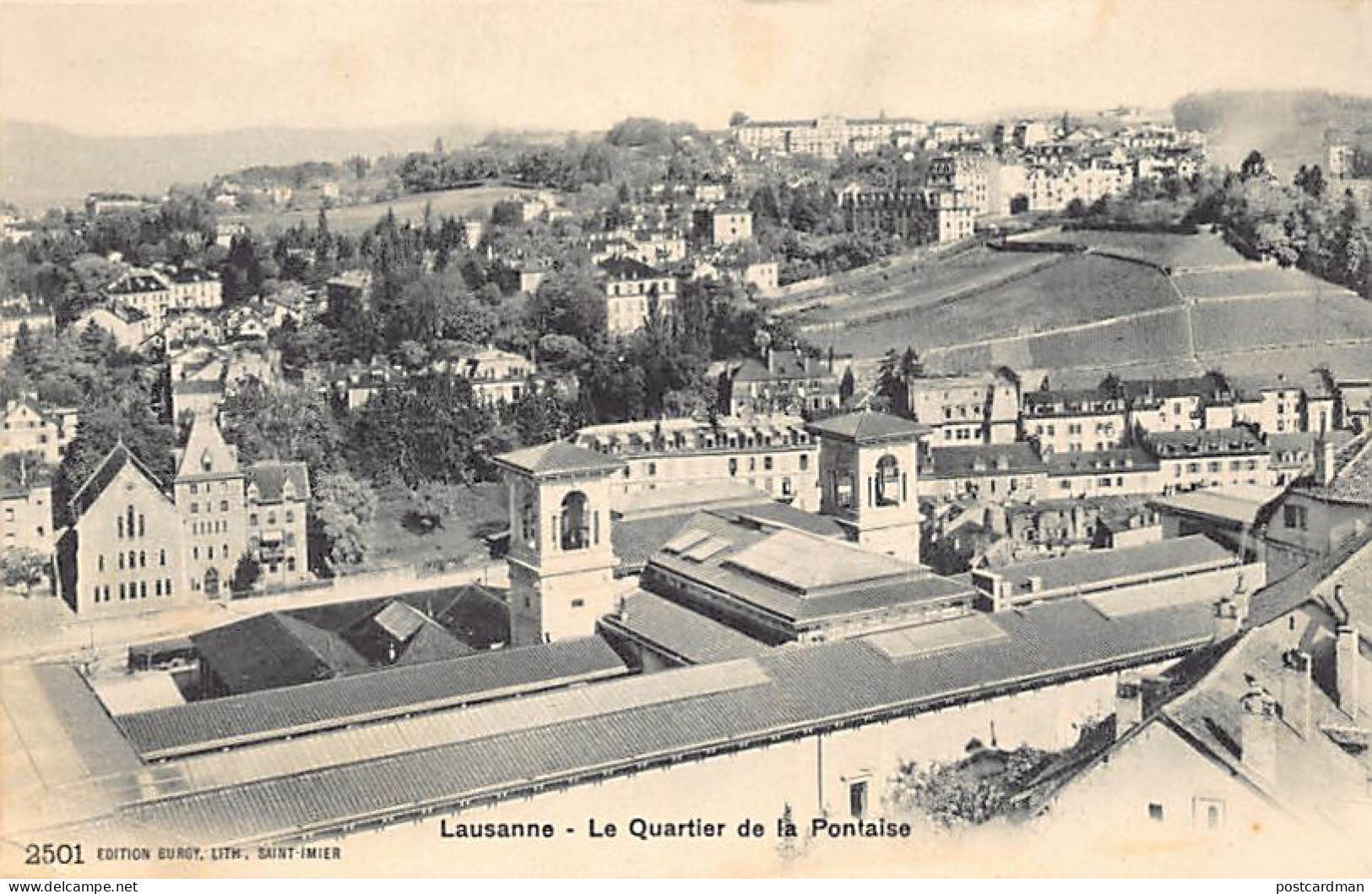 LAUSANNE (VD) Le Quartier De La Pontaise - Ed. Burgy 2501 - Lausanne