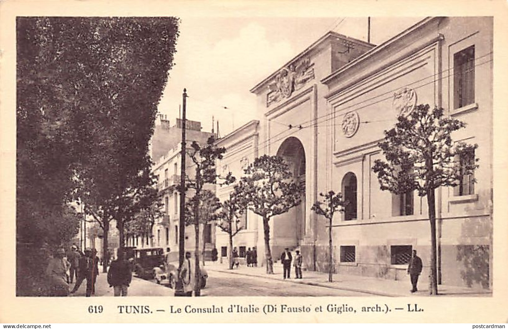 TUNIS - Le Consumat D'Italie - Ed. LL 619 - Tunisia