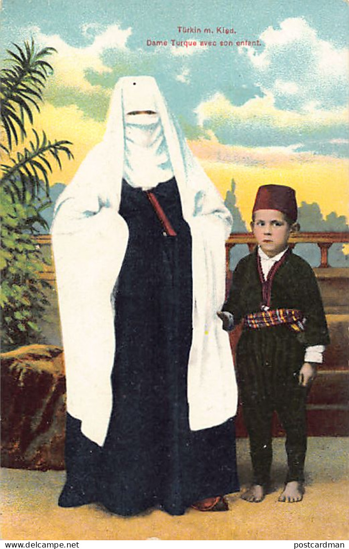 Bosnia - Turkish Lady And Her Kid - Publ. M. & M. L. 12041 - Bosnie-Herzegovine