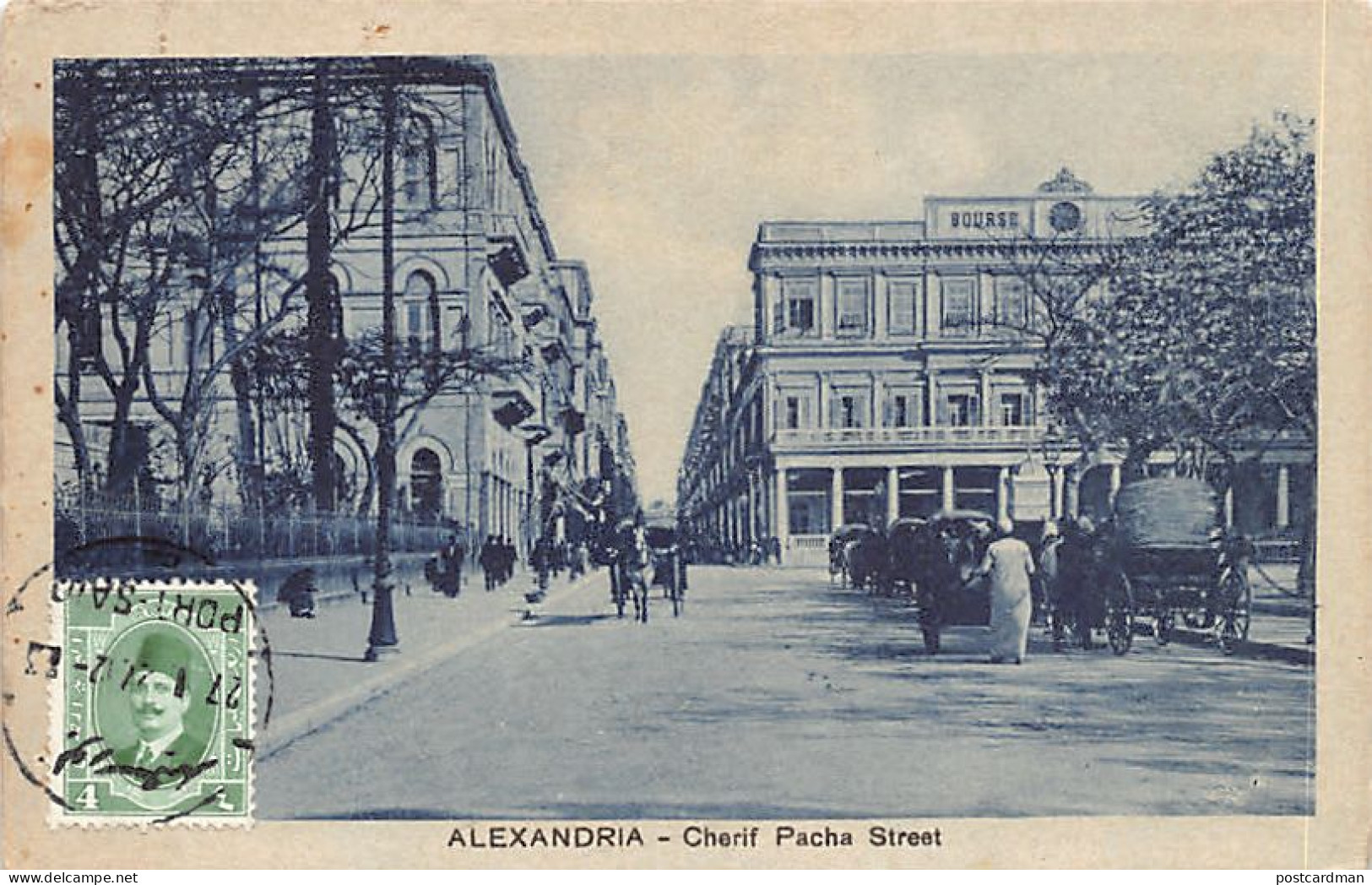 Egypt - ALEXANDRIA - Cherif Pacha Street - Publ. The Cairo Postcard Trust Serie 602 - Alexandrie