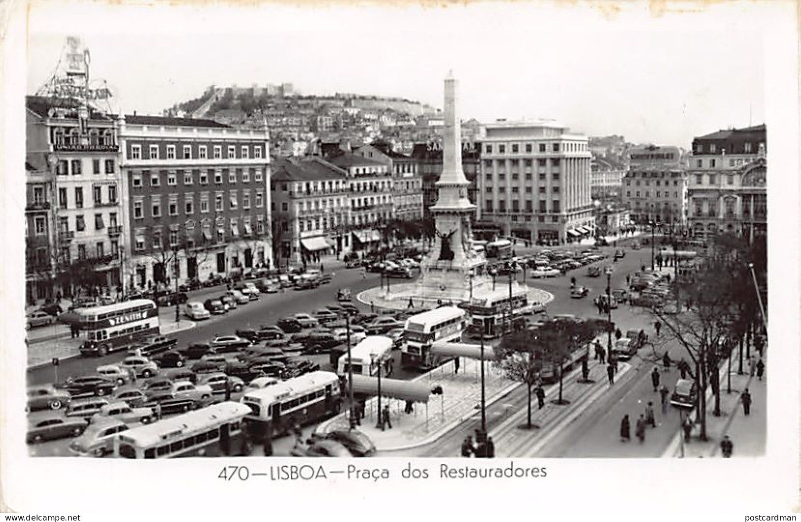 Portugal - LISBOA - Praça Dos Restauradores - Ed. Dulia 470 - Lisboa