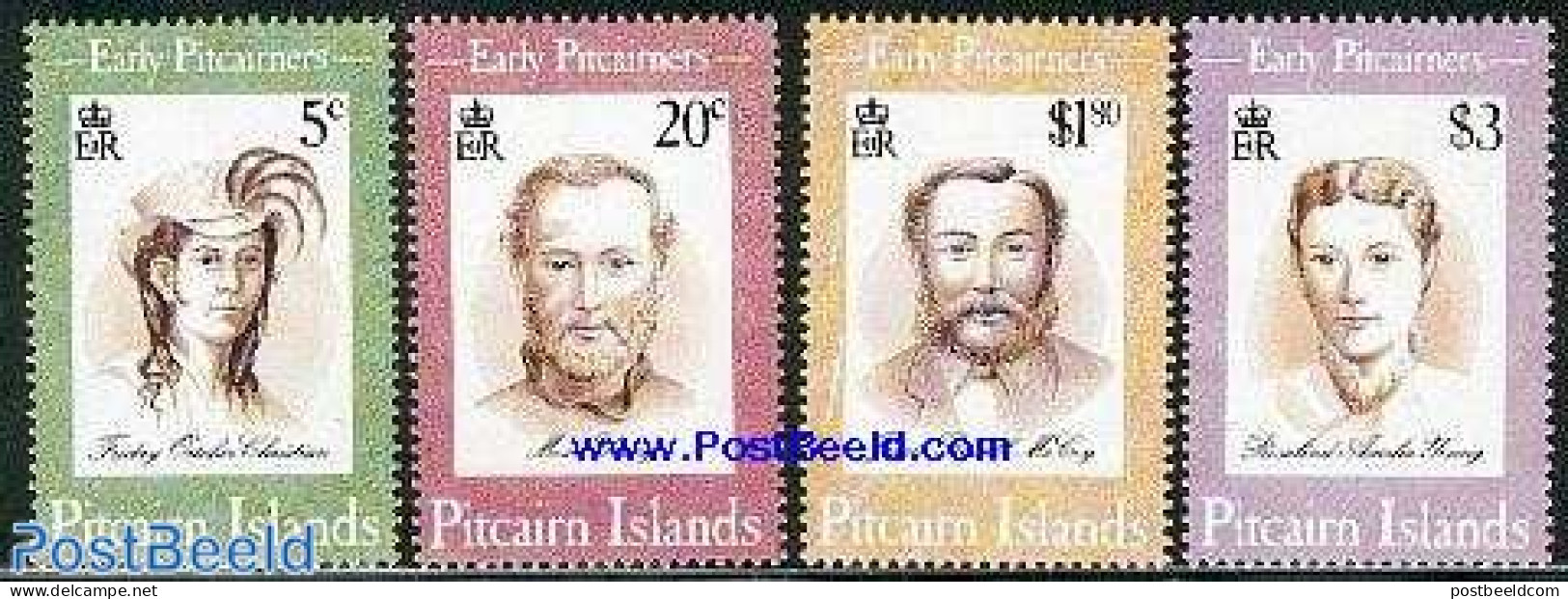 Pitcairn Islands 1994 Inhabitants 4v, Mint NH, History - Women - Zonder Classificatie