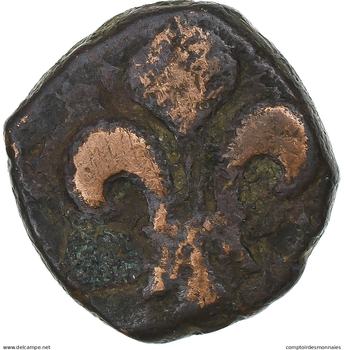 Inde Française , Louis XV, Doudou, N.d. (1715-1774), Pondichéry, Bronze, TTB - Andere & Zonder Classificatie