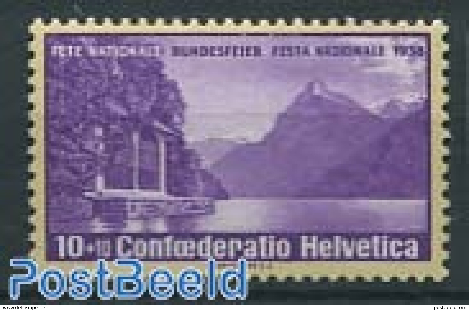 Switzerland 1938 Pro Patria 1v Grilled Gum, Mint NH - Unused Stamps