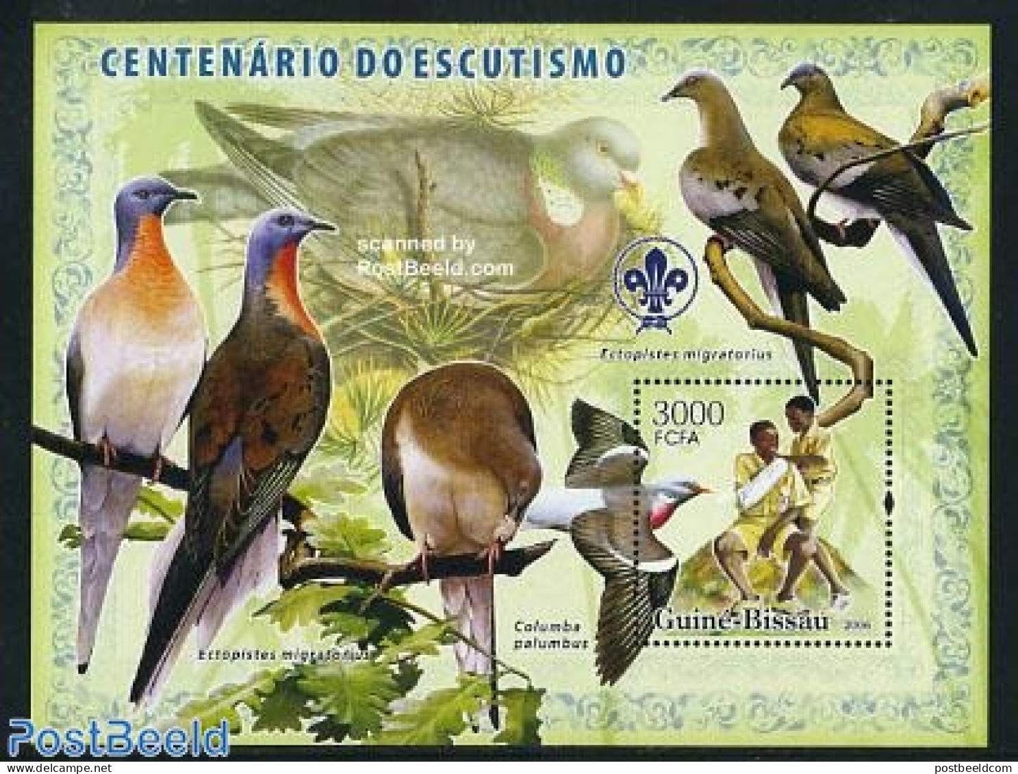 Guinea Bissau 2006 Birds, Scouting S/s, Mint NH, Nature - Sport - Birds - Scouting - Guinée-Bissau
