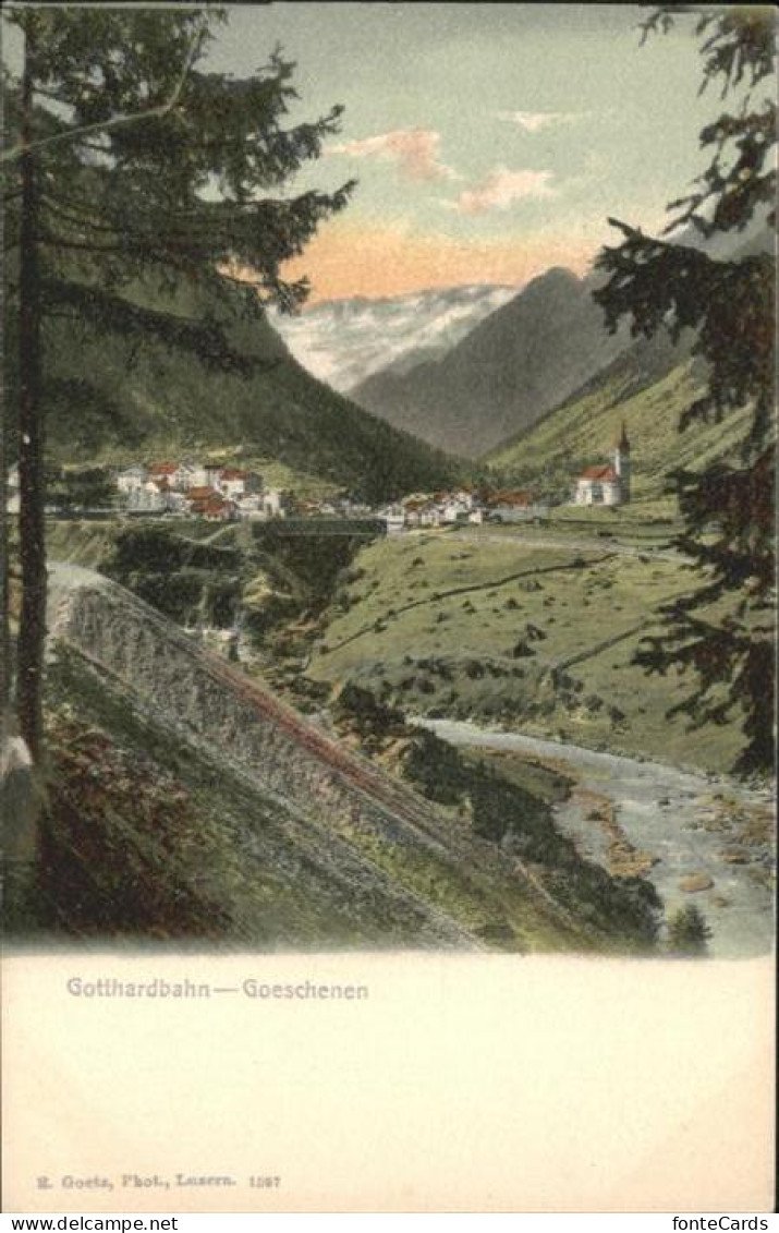 11027164 Goeschenen Gotthardbahn  - Other & Unclassified