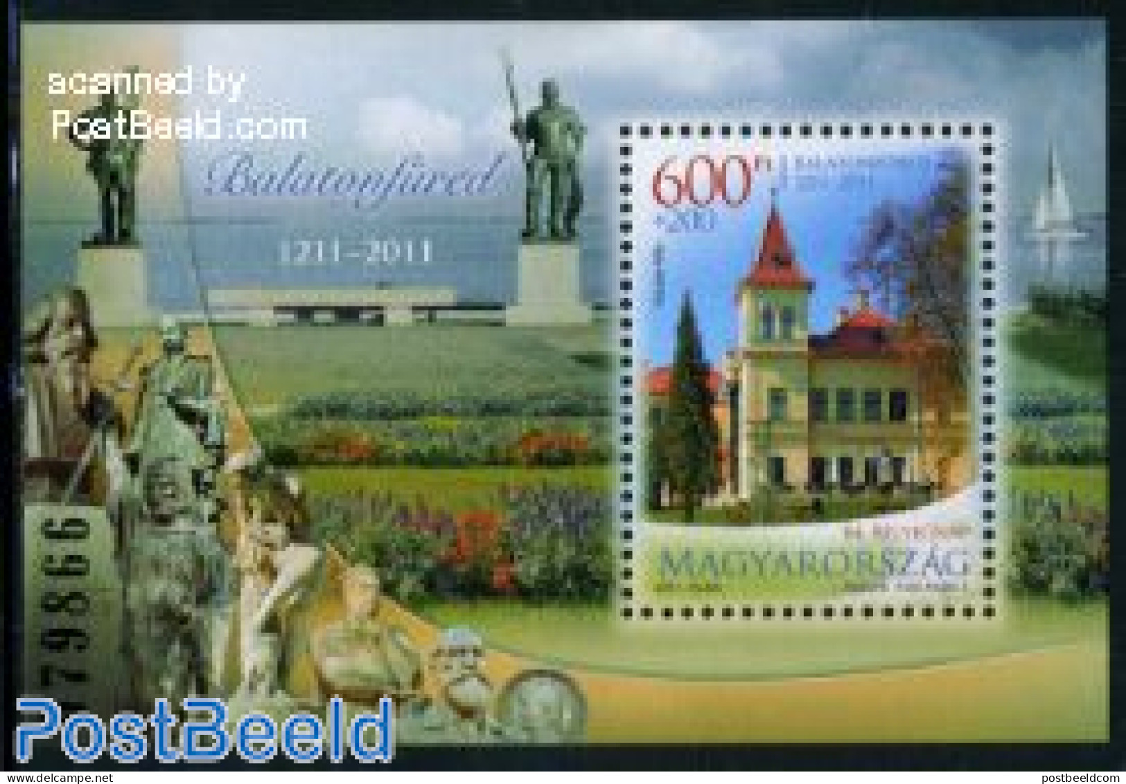 Hungary 2011 Balatonfured S/s, Mint NH, Art - Architecture - Sculpture - Unused Stamps