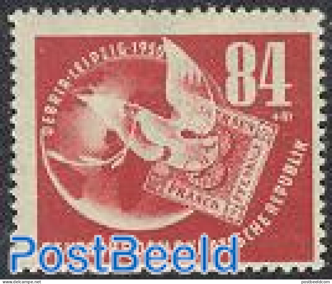 Germany, DDR 1950 Leipzig Stamp Exposition 1v, Mint NH, Nature - Birds - Philately - Stamps On Stamps - Unused Stamps