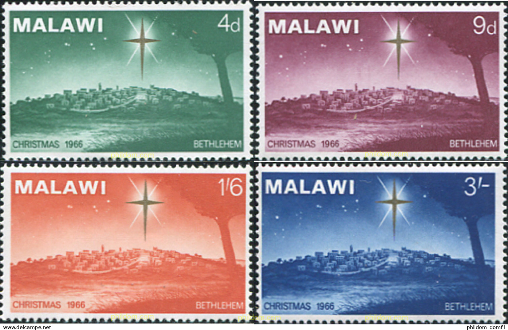 309404 MNH MALAWI 1966 NAVIDAD - Malawi (1964-...)