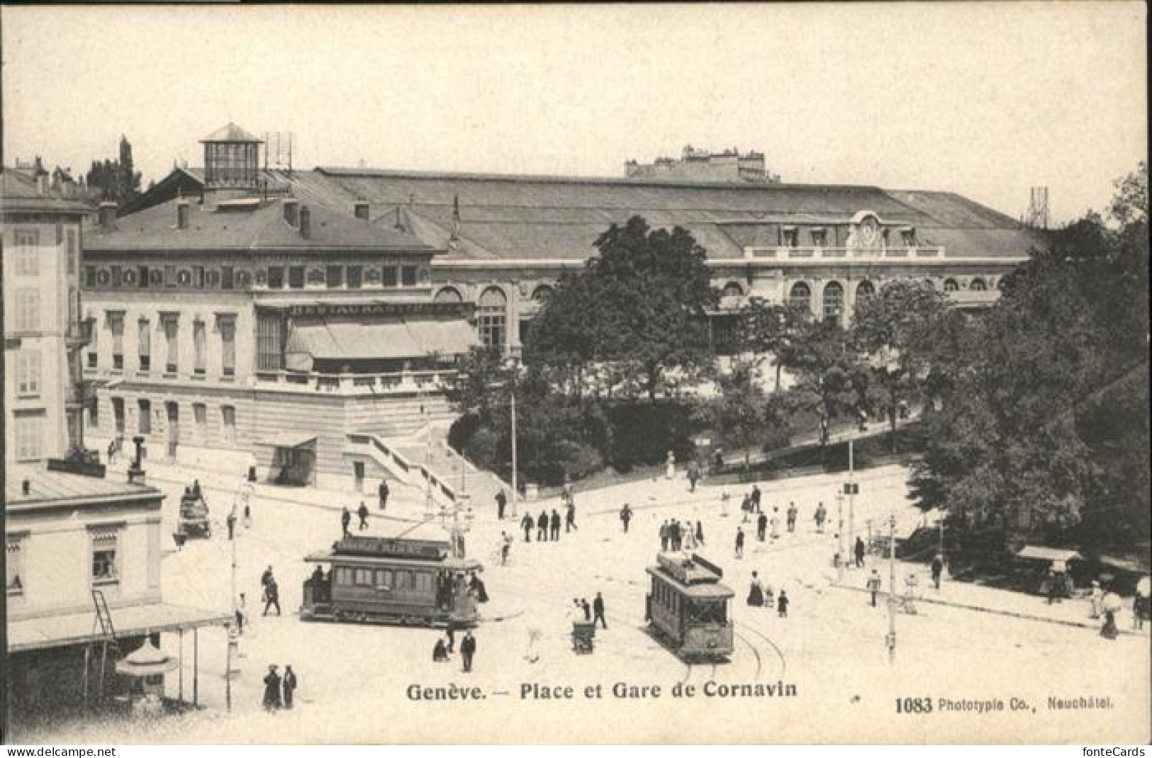 11027108 Geneve_GE Place Gare Cornavin Strassenbahn  - Other & Unclassified