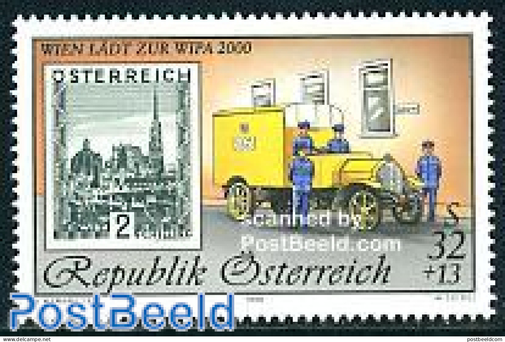 Austria 1998 Wipa 2000 1v, Mint NH, Transport - Philately - Post - Stamps On Stamps - Automobiles - Unused Stamps