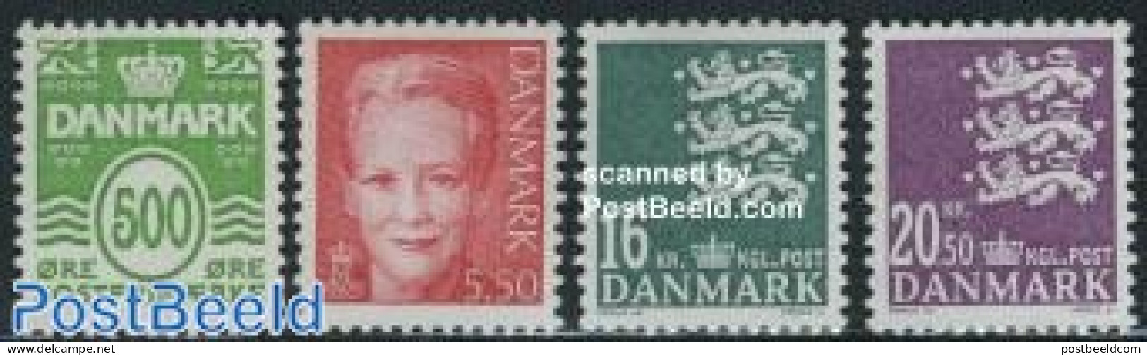 Denmark 2008 Definitives 4v, Mint NH - Ungebraucht