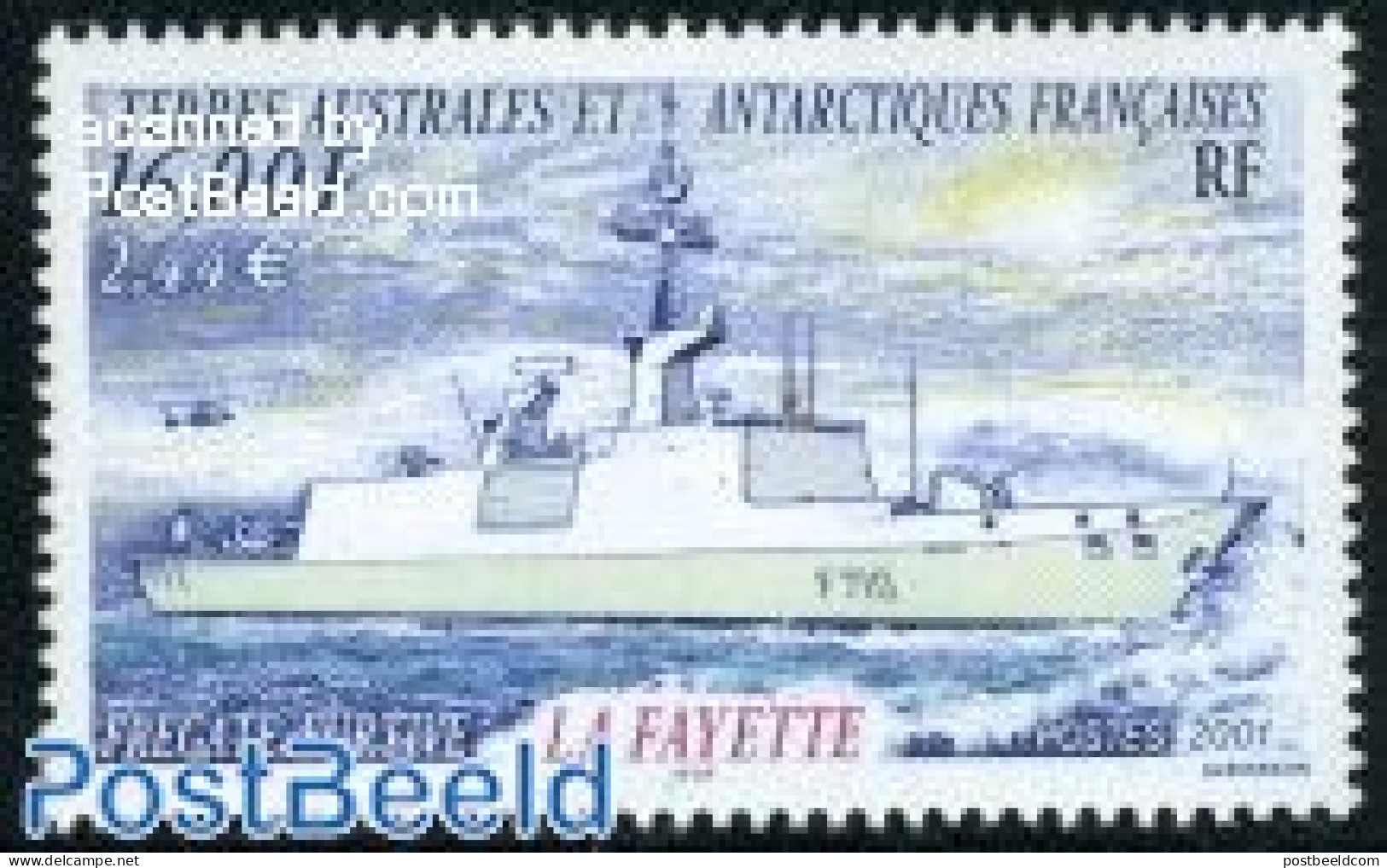 French Antarctic Territory 2001 La Fayette 1v, Mint NH, Transport - Ships And Boats - Unused Stamps