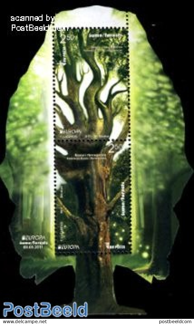 Bosnia Herzegovina 2011 Europa, Forests S/s, Mint NH, History - Nature - Europa (cept) - Trees & Forests - Rotary, Lions Club
