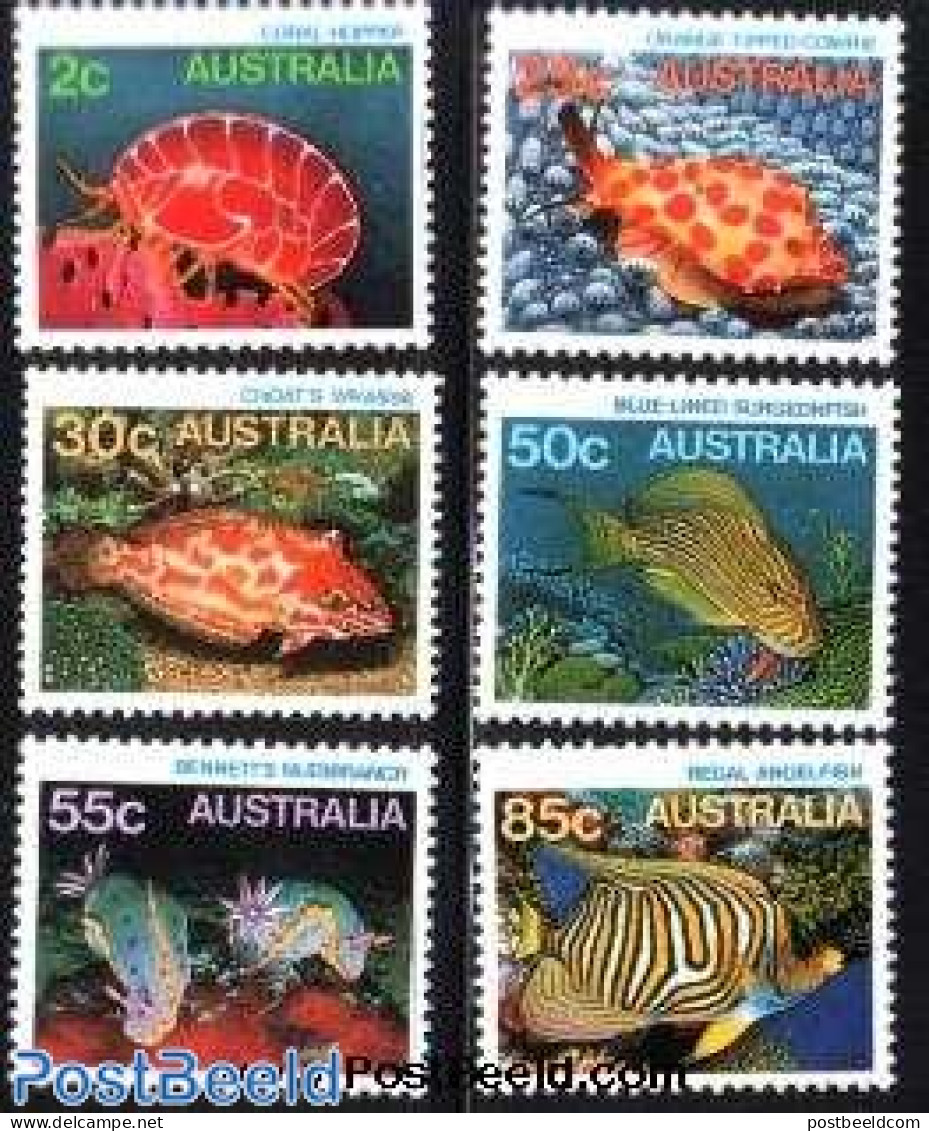 Australia 1984 Marine Life 6v, Mint NH, Nature - Fish - Unused Stamps