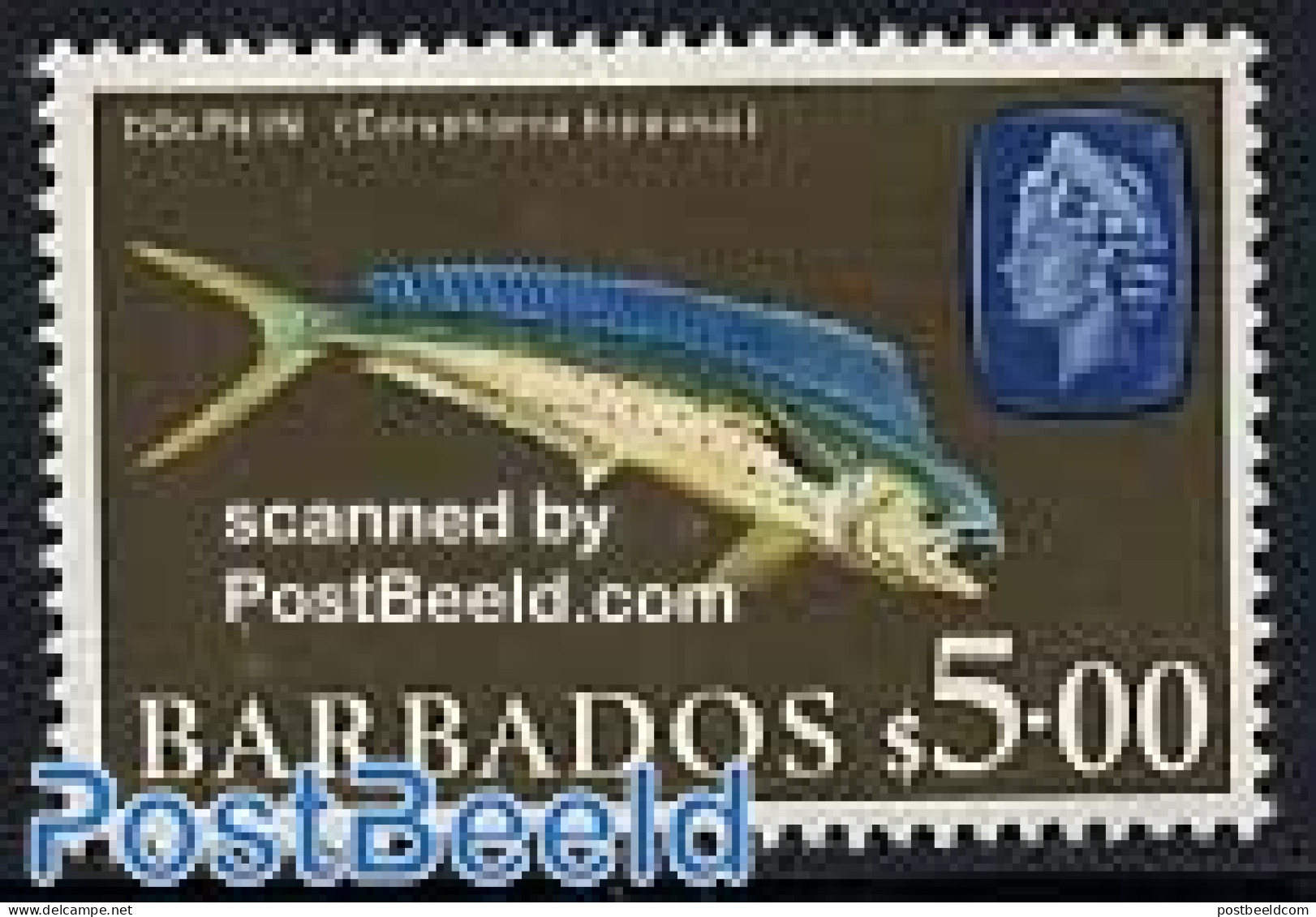 Barbados 1969 Definitive, Fish 1v, Mint NH, Nature - Fish - Fishes