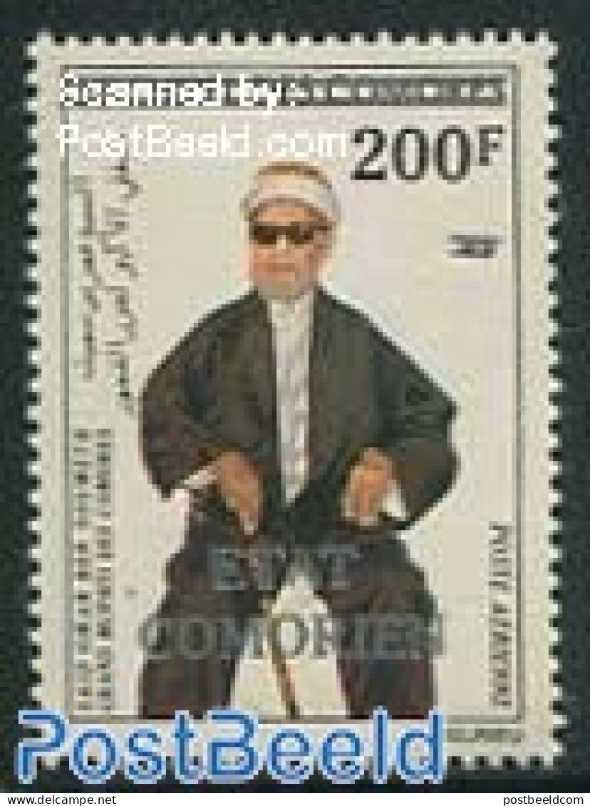 Comoros 1975 Ben Soumeth 1v Overprint, Mint NH, History - Politicians - Isole Comore (1975-...)